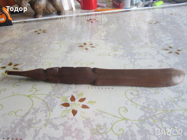 Дървена фигура фигурка крокодил, снимка 2 - Колекции - 33711511