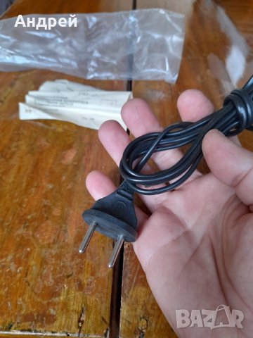 Стар захранващ шнур,кабел #2, снимка 3 - Антикварни и старинни предмети - 42273917