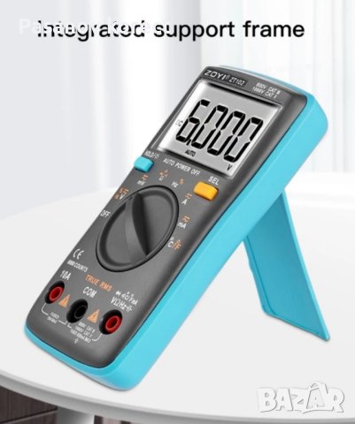 професионален мултицет ZT102 6000 (мултиметър цифров дигитален уред), снимка 2 - Друга електроника - 44438916