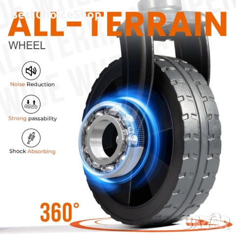 Сгъваема транспортна количка , помощна количка за багаж , плаж , - 100L сгъваем с регулируема дръжка, снимка 8 - Палатки - 53360035