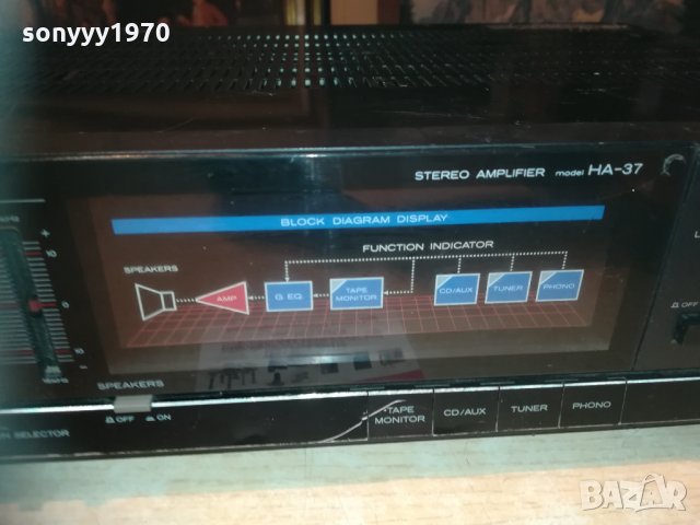 hitachi ha-37 amplifier-made in japan 1603211838, снимка 4 - Ресийвъри, усилватели, смесителни пултове - 32186748