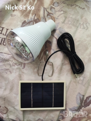 Соларна къмпинг LED лампа, снимка 3 - Къмпинг осветление - 52973563