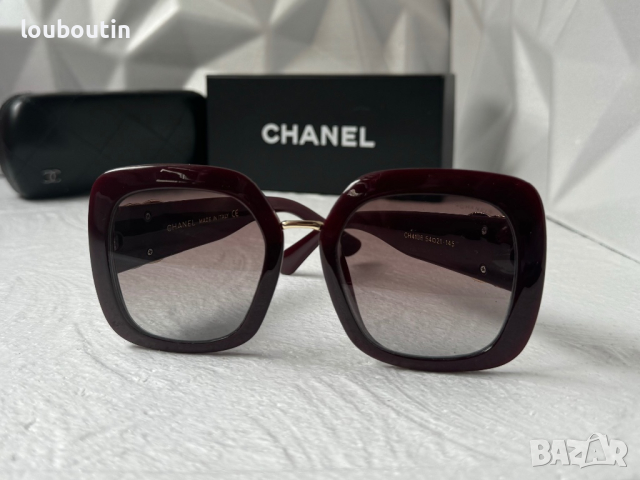 CH дамски слънчеви очила квадратни с лого , снимка 3 - Слънчеви и диоптрични очила - 44687572