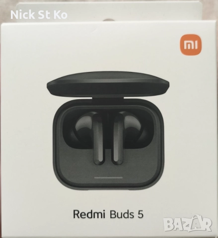 Слушалки Xiaomi Redmi Buds 5 - чисто нови, неизползвани