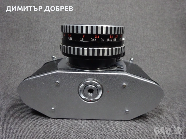 СТАР РЕТРО СОЦ ГДР DDR SLR ФОТОАПАРАТ EXA IA С ШАХТОВ ВИЗЬОР + CARL ZEISS TESSAR, снимка 8 - Фотоапарати - 53943211