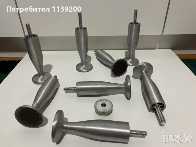 8бр 13см алуминиеви крака за мебели, снимка 5 - Други - 48160481