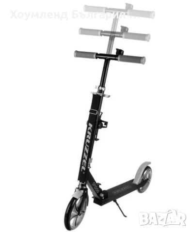 Стабилна сгъваема тротинетка до 110кг с големи колела, снимка 4 - Велосипеди - 50496518