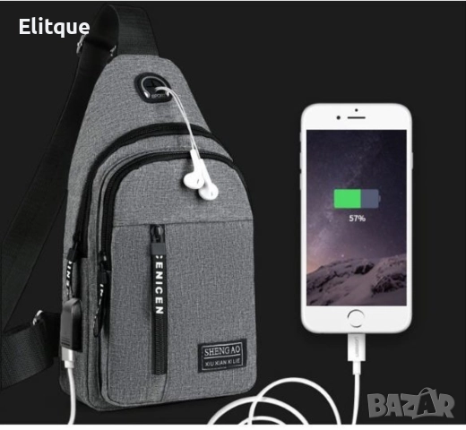 Мъжка спортна мултифункционална раница за спорт за едно рамо BAG109, снимка 8 - Раници - 52895492