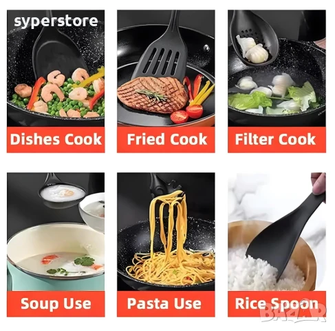 Комплект съдове за готвене от 13 части,Digital One SP01105, незалепващо покритие, 13 pieces cookware, снимка 6 - Прибори за хранене, готвене и сервиране - 50734466