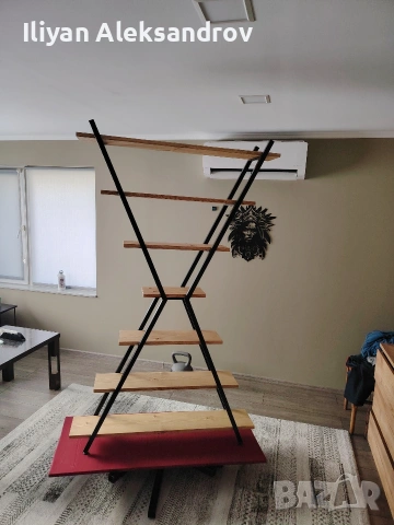 Х-образна етажерка, снимка 4 - Етажерки - 53005878