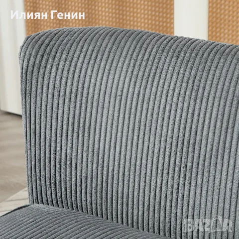 Двуместен тапициран диван HOMCOM, снимка 6 - Дивани и мека мебел - 56367299