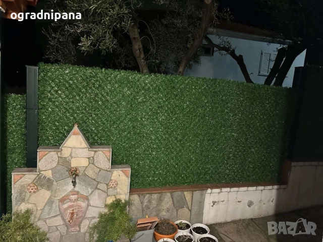 Мрежа с декорация - GRASS FENCE , снимка 6 - Строителни материали - 51601872