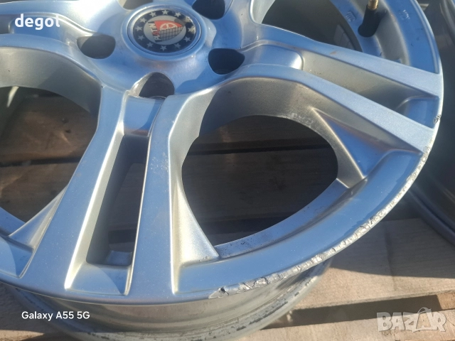 KBA 47127 PLATIN GERMANY 🇩🇪 R16 5x110 7J ET35,Opel Alfa Romeo, снимка 7 - Гуми и джанти - 52935617