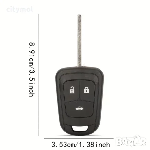 Кутийка за ключ за OPEL/Vauxhall  Astra, Zafira, Insignia, с острие HU100, снимка 4 - Аксесоари и консумативи - 55843610