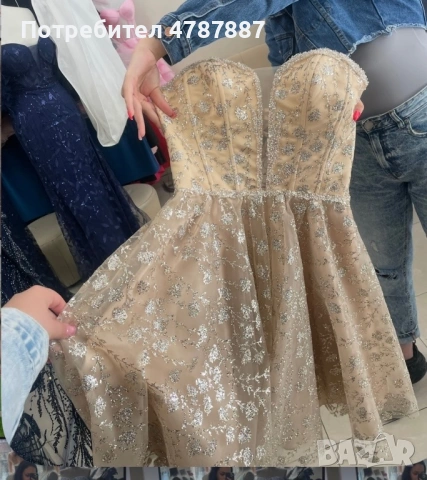 Дамска къса официална рокля,М рр