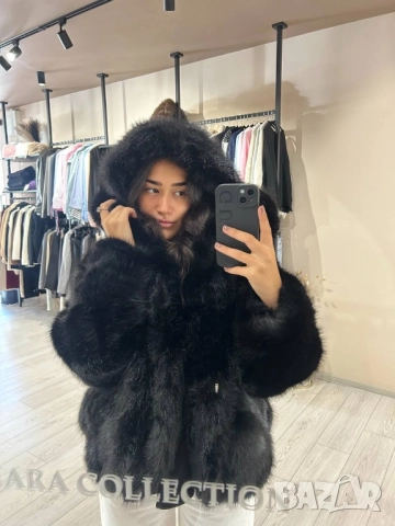 пухено палто , снимка 3 - Палта, манта - 52106986