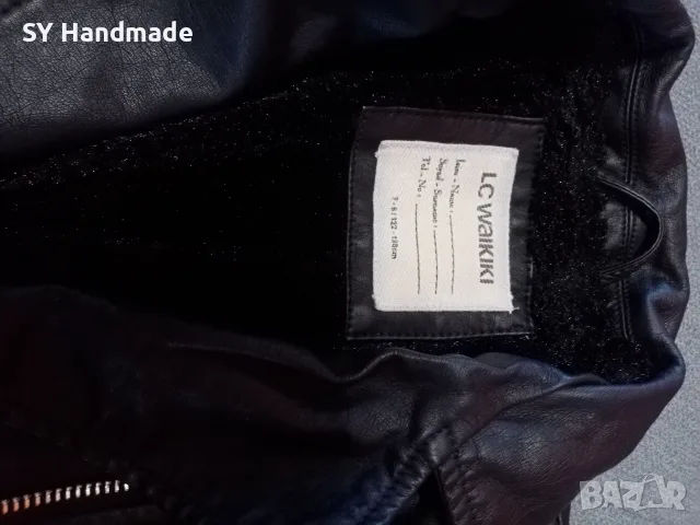 Зимно кожено яке за момичета, снимка 4 - Детски якета и елеци - 56469892