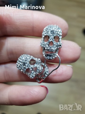 Обеци черепи, снимка 1