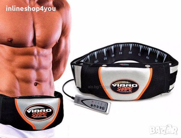 Вибромасажор Vibro Shape с дистанционно колан за отслабване, снимка 2 - Фитнес уреди - 37529057