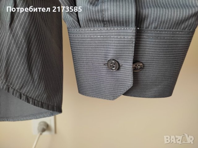Продавам НОВА мъжка риза с дълъг ръкав класика, снимка 3 - Ризи - 42895953