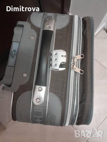 Продавам кафяв куфар, снимка 3 - Куфари - 52682265