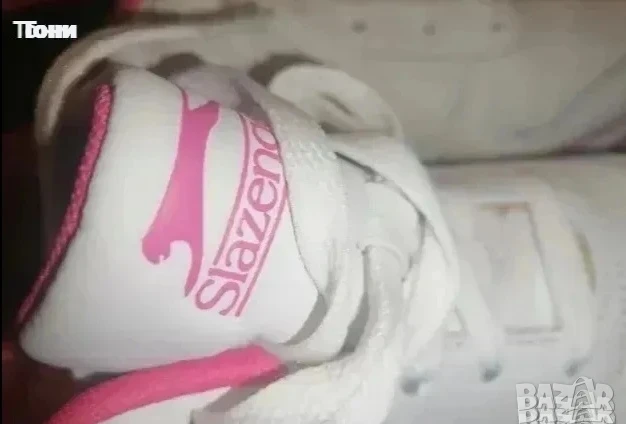 SLAZENGER Оригинал Нови Кожени Дамски Маратонки 39 , снимка 5 - Маратонки - 50800107