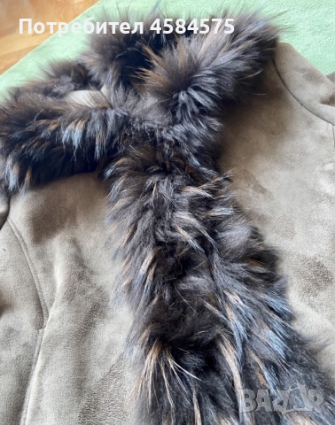 Яке / Палто с естествен пух, снимка 2 - Якета - 51597448
