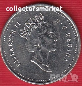 25 цента 1994, Канада, снимка 2 - Нумизматика и бонистика - 38349344