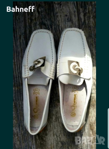 Дамски ZARA мокасини естествена кожа