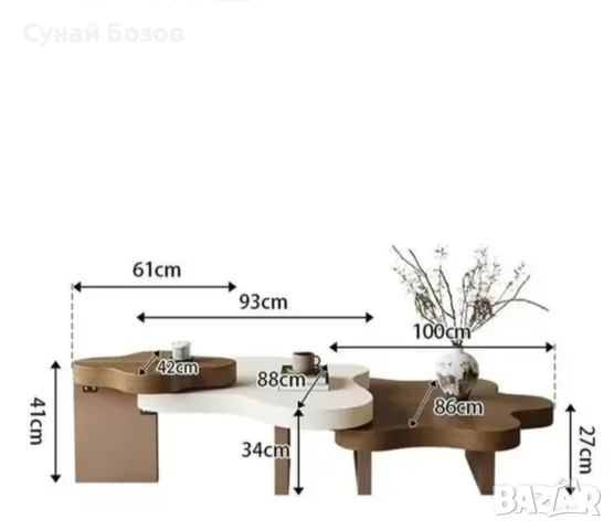 стилна холна масичка, снимка 6 - Маси - 56443557