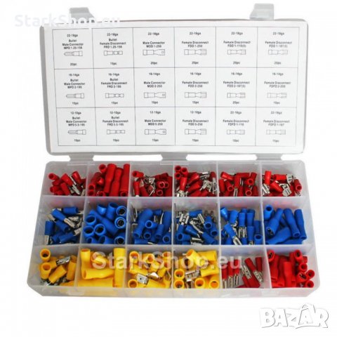  Комплект кабелни обувки в кутия 280 бр., снимка 3 - Други инструменти - 30562667