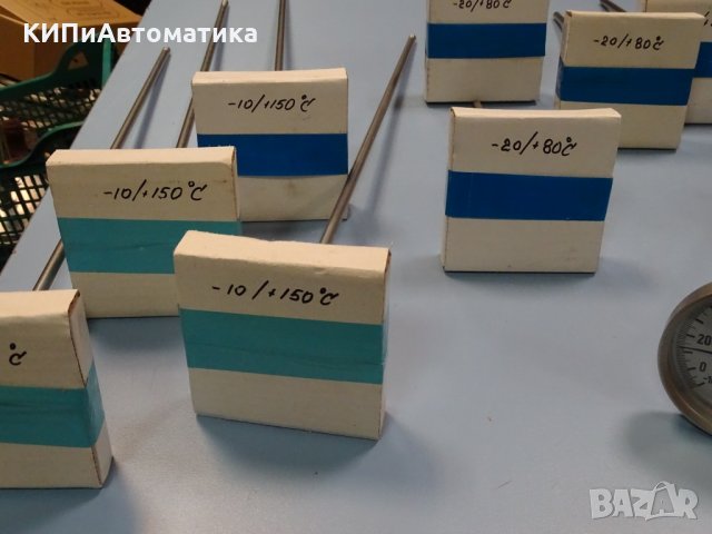 индустриален термометър Wika thermometer ф100mm, -20/+400°C, L-30-480mm, снимка 7 - Резервни части за машини - 35490796