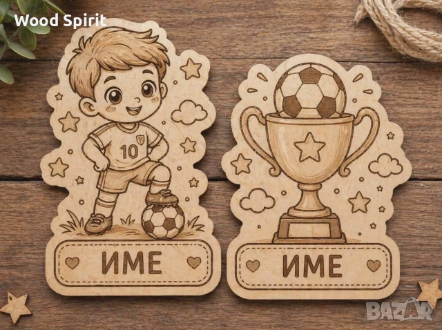 Детски дървени фигурки за оцветяване , снимка 2 - Образователни игри - 54271136