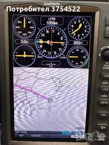 GPS авиационен навигатор Garmin GPSMAP 695, снимка 5 - Garmin - 50392831