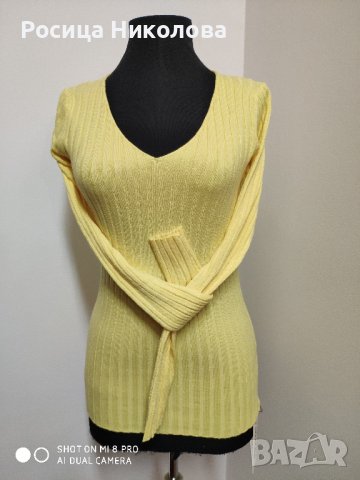 пуловер в цветове , снимка 1 - Блузи с дълъг ръкав и пуловери - 42833287