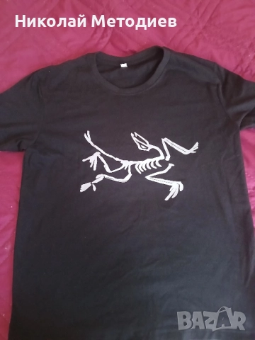 Черна тениска ARCTERYX м, снимка 2 - Тениски - 51624678