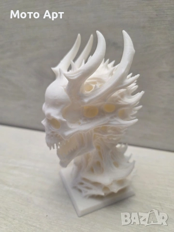 Демонска Дяволска Глава Фигура Демон Дявол Diablo 3D Принт за Оцветяване, снимка 2 - Статуетки - 54090626