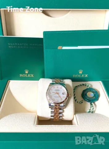 Rolex Datejust 36mm Two-Tone Rose Gold MOP Dial Automatic Дамски Различни Варианти, снимка 2 - Дамски - 48183169