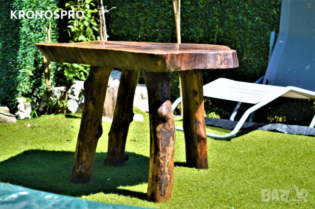 Маса и плот за маса от корен на орех, снимка 8 - Маси - 37187087