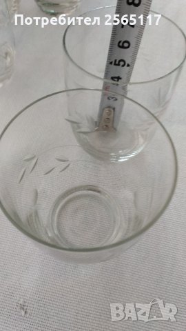 Ръчно гравирани стъклени чàши за ракия, снимка 4 - Чаши - 31713814