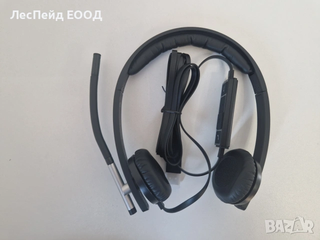 H650E СТЕРЕО ЖИЧНИ СЛУШАЛКИ USB LYNC , снимка 2 - Слушалки и портативни колонки - 53912208