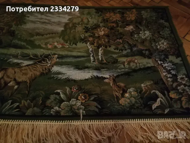 Стар кавьор покривка за стена 180х70см., снимка 6 - Декорация за дома - 47767875