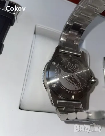 Delma Blue Shark IV LE Black Automatic 5000m/16’400ft Diver, снимка 6 - Мъжки - 56427300