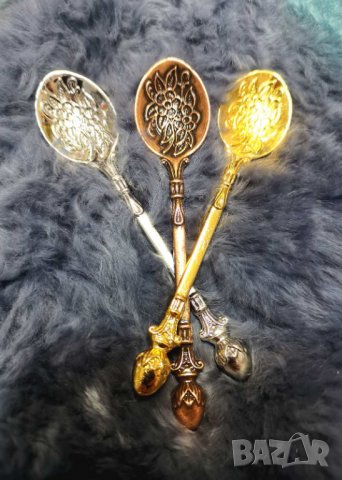 Турски лъжички за кафе и чай, снимка 6 - Прибори за хранене, готвене и сервиране - 38621495