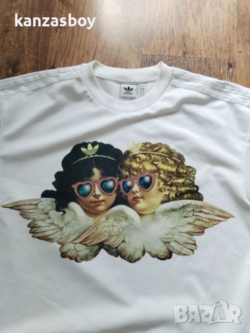Adidas X Fiorucci  Women's Graphic T-shirt - дамска дизайнерска тениска Л, снимка 4 - Тениски - 51501500
