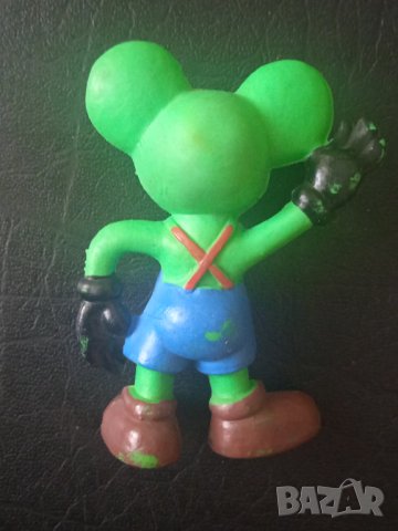 Стара колекционерска гумена фигурка Мики Маус / Mickey Mouse , снимка 4 - Колекции - 42895647