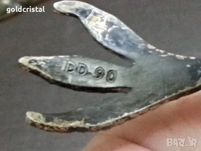 посребрена щипка за сервиране , снимка 2 - Антикварни и старинни предмети - 47488339