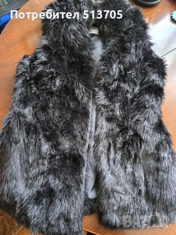 Дамски космат елек, снимка 1