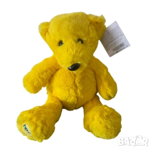 🔥 Жълто плюшено мече 27 см – сладък подарък