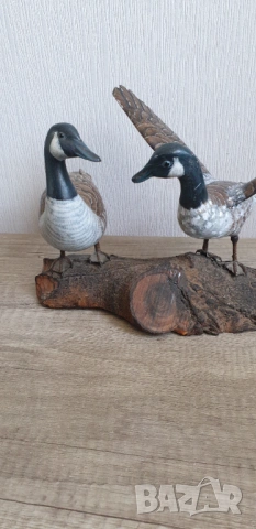 Дървена фигура на патици, снимка 8 - Антикварни и старинни предмети - 54216934